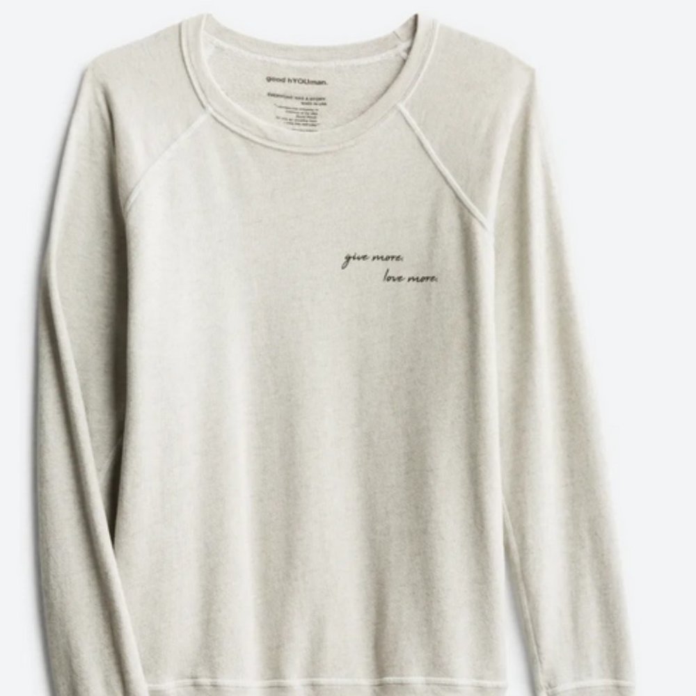 good hYOUman Windell Graphic Knit Top (L)